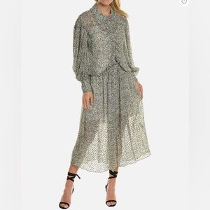 Rebbeca Taylor silk shirt dress